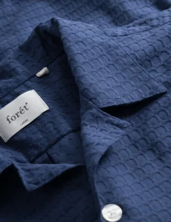 Men Forét Shirts-Loom Shirt-Navy