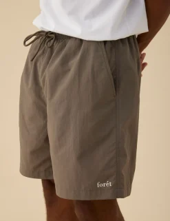 Men Forét Shorts-Marine Swim Shorts-Taupe