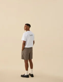 Men Forét Shorts-Marine Swim Shorts-Taupe
