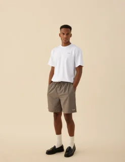 Men Forét Shorts-Marine Swim Shorts-Taupe