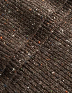Men Forét Sweatshirts-Marsh Puzzle Turtleneck-Brown