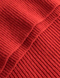Men Forét Knitwear-Marsh Rib Turtleneck-Red
