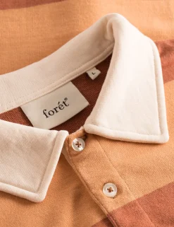 Men Forét Sweatshirts-Match Polo Sweatshirt-Sandstone/Brick