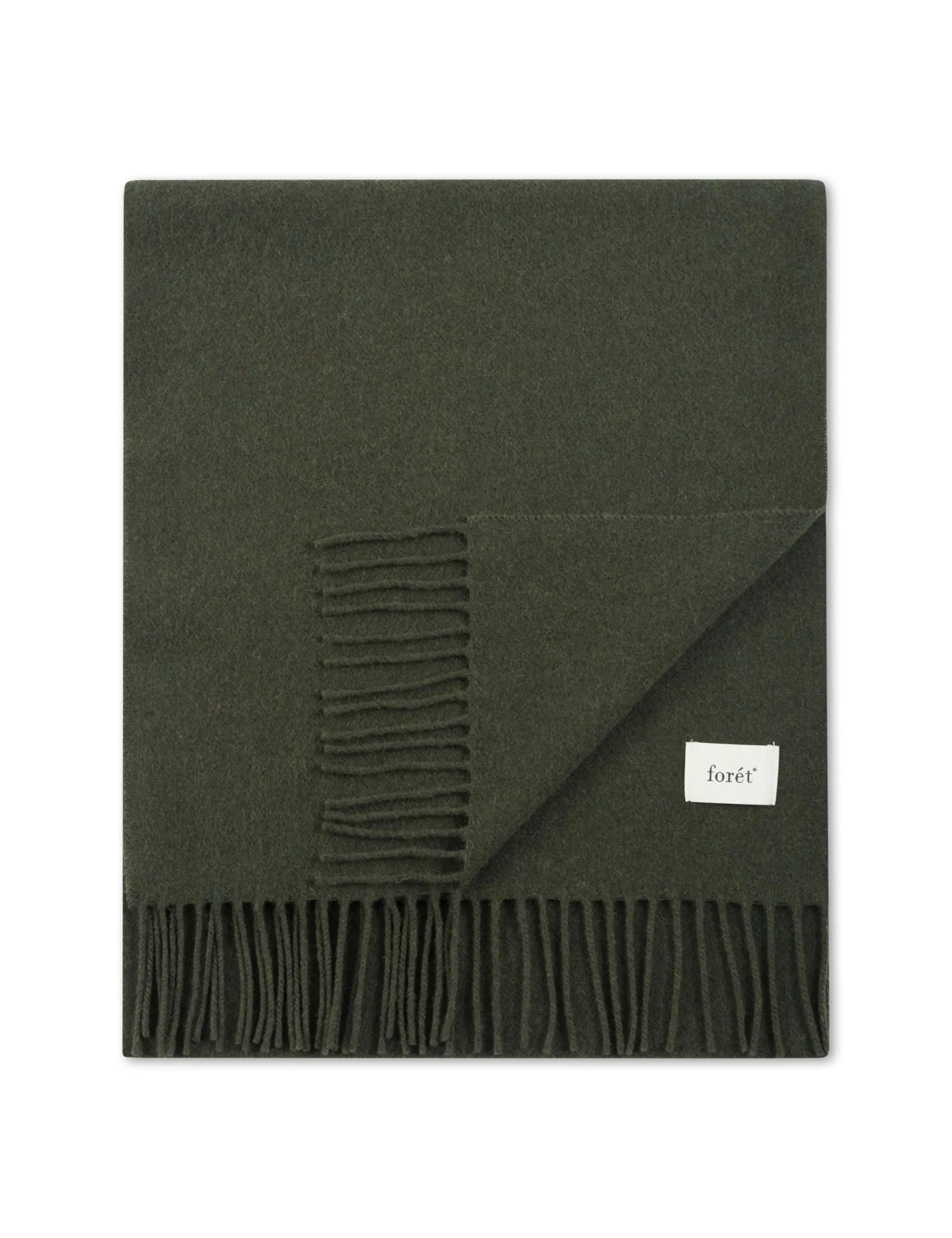 Men Forét Accessories-Melt Scarf-Army