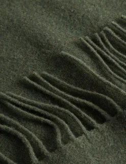 Men Forét Accessories-Melt Scarf-Army