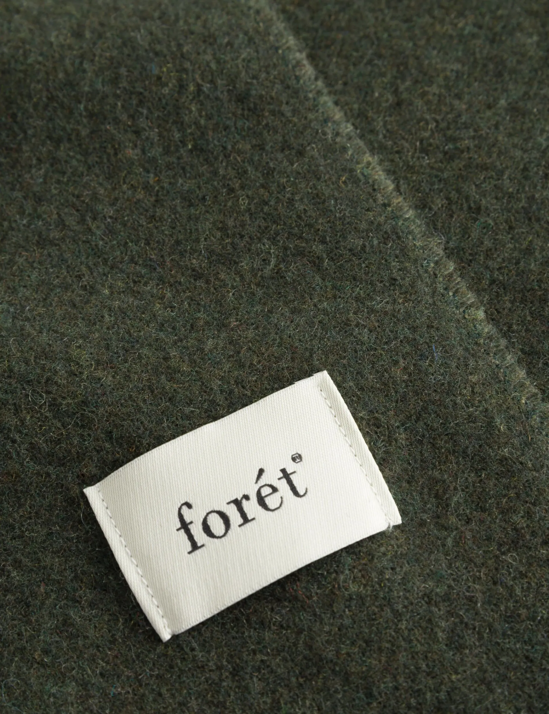 Men Forét Accessories-Melt Scarf-Army