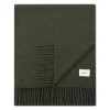 Men Forét Knitwear-Melt Scarf-Army