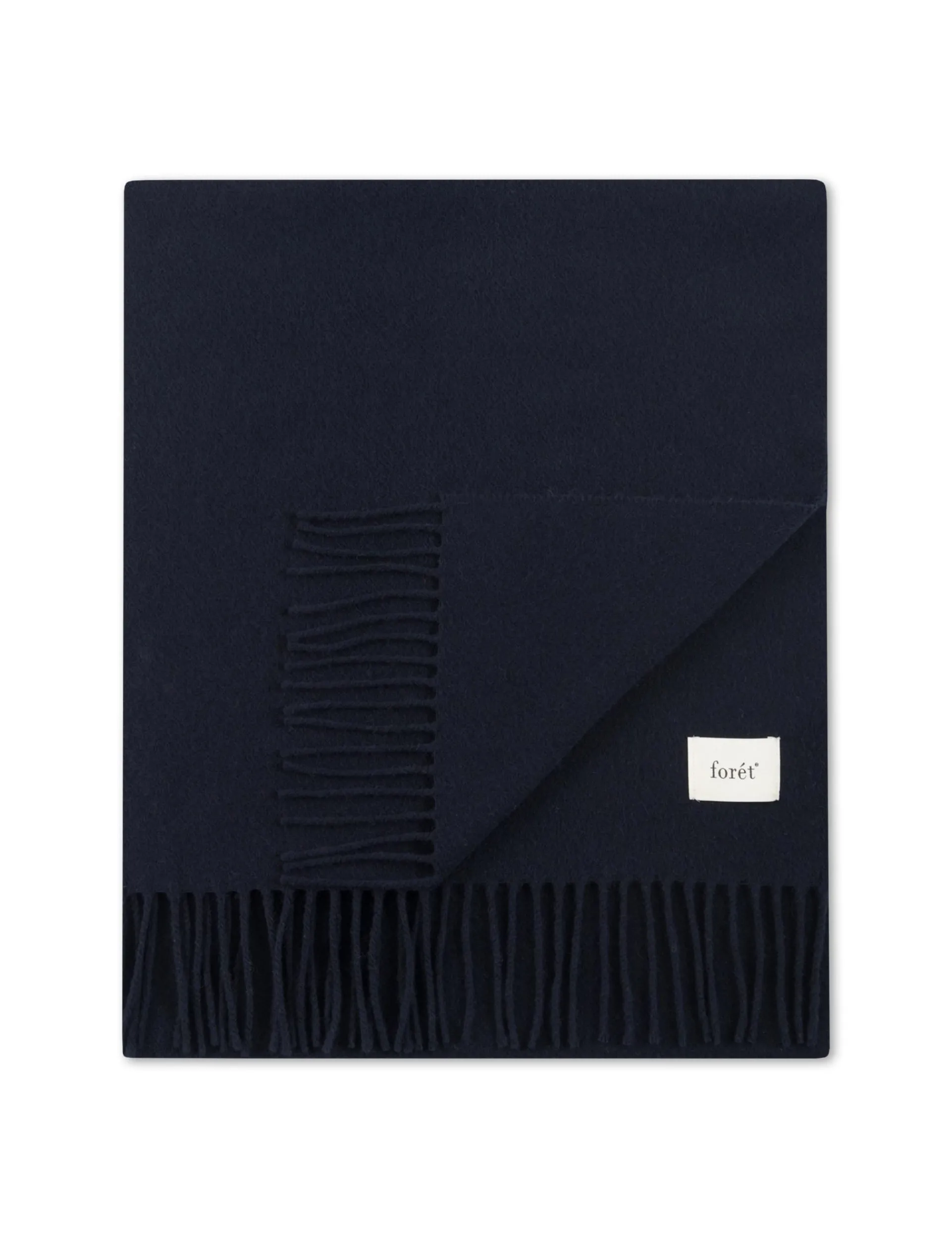 Men Forét Accessories-Melt Scarf-Navy
