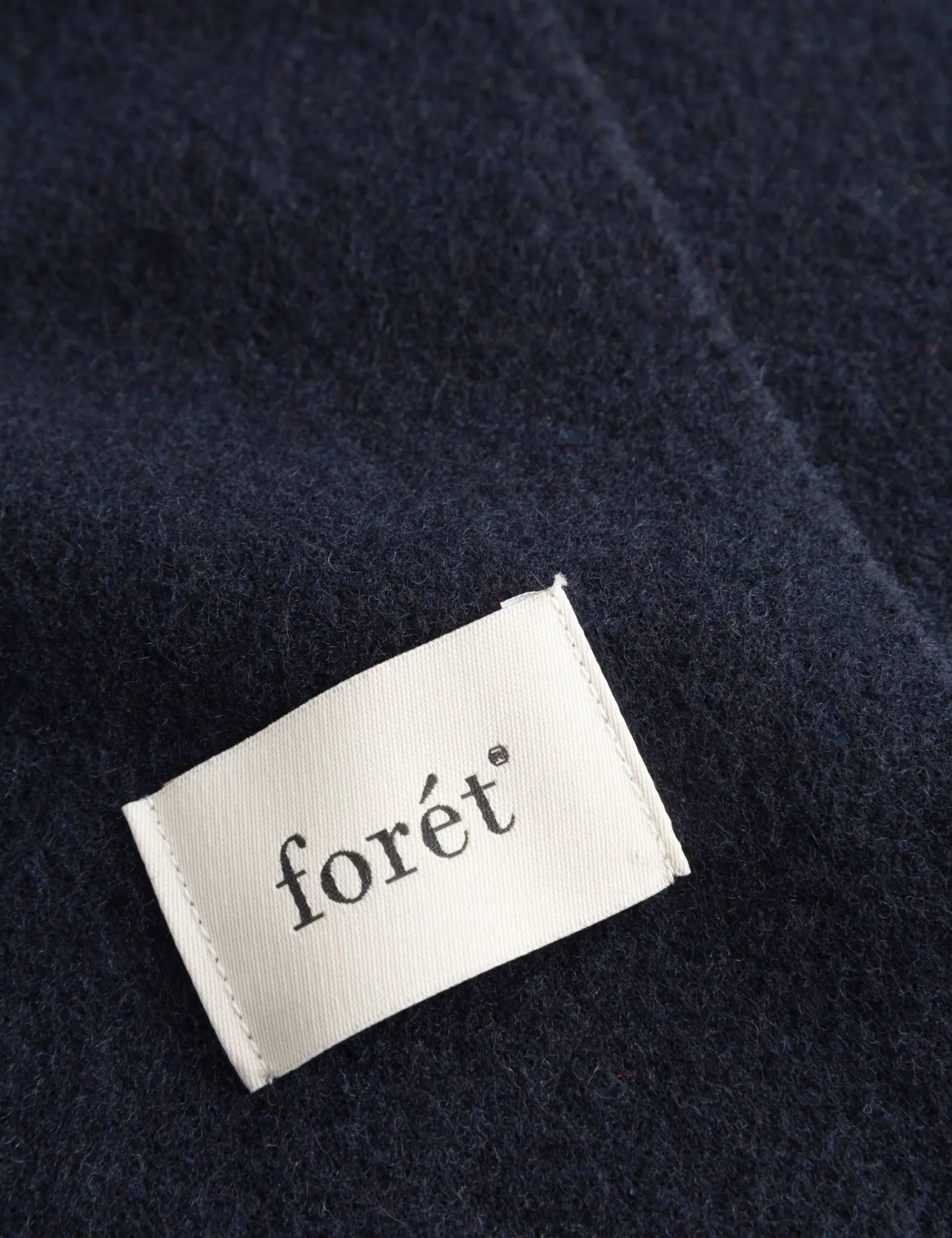 Men Forét Accessories-Melt Scarf-Navy