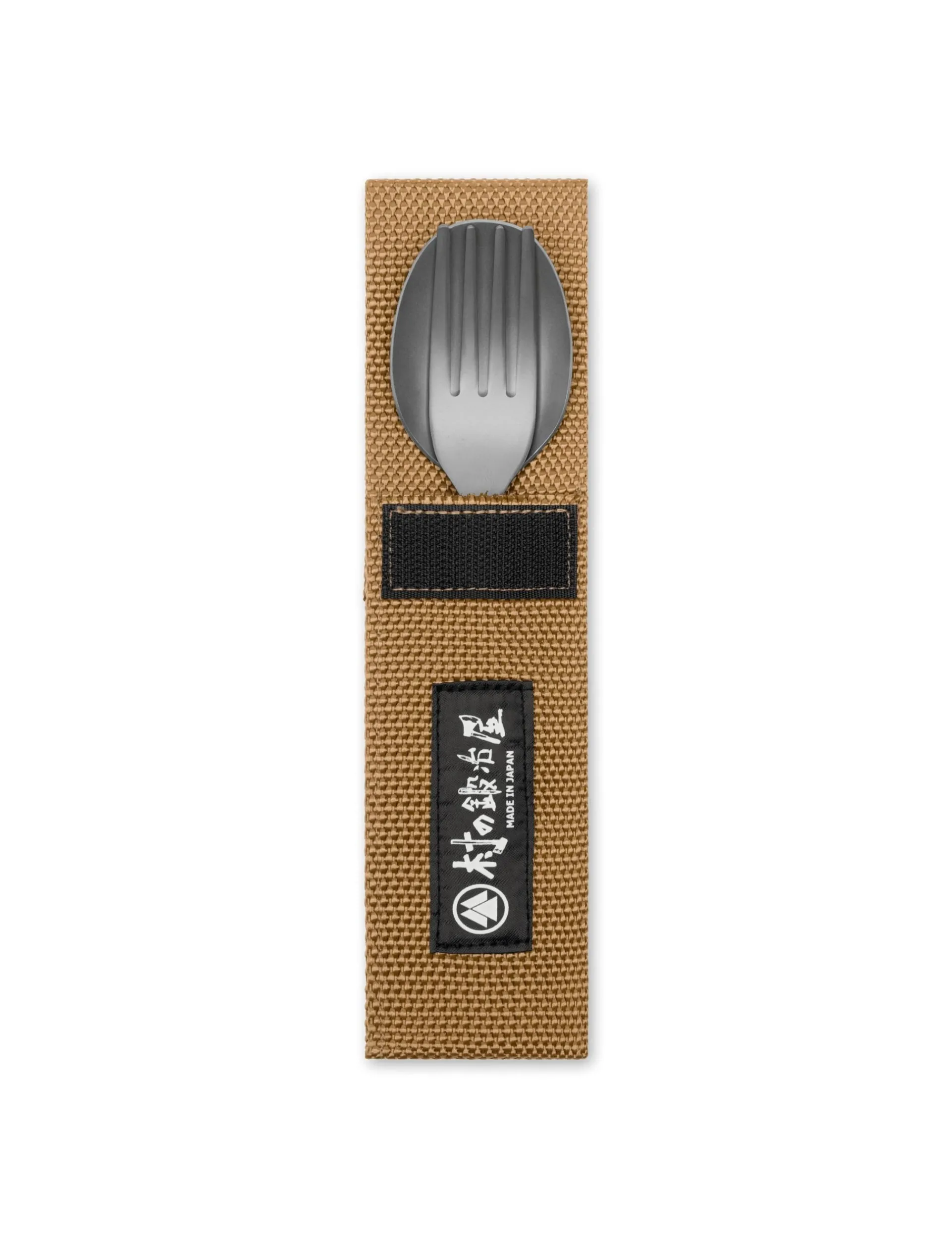 Men Forét Accessories-Muranokajiya X Foret-Fork & Spoon Set-Titanium