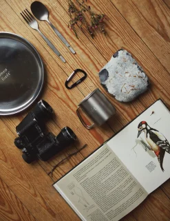Forét Goods-Muranokajiya X Foret-Fork & Spoon Set-Titanium