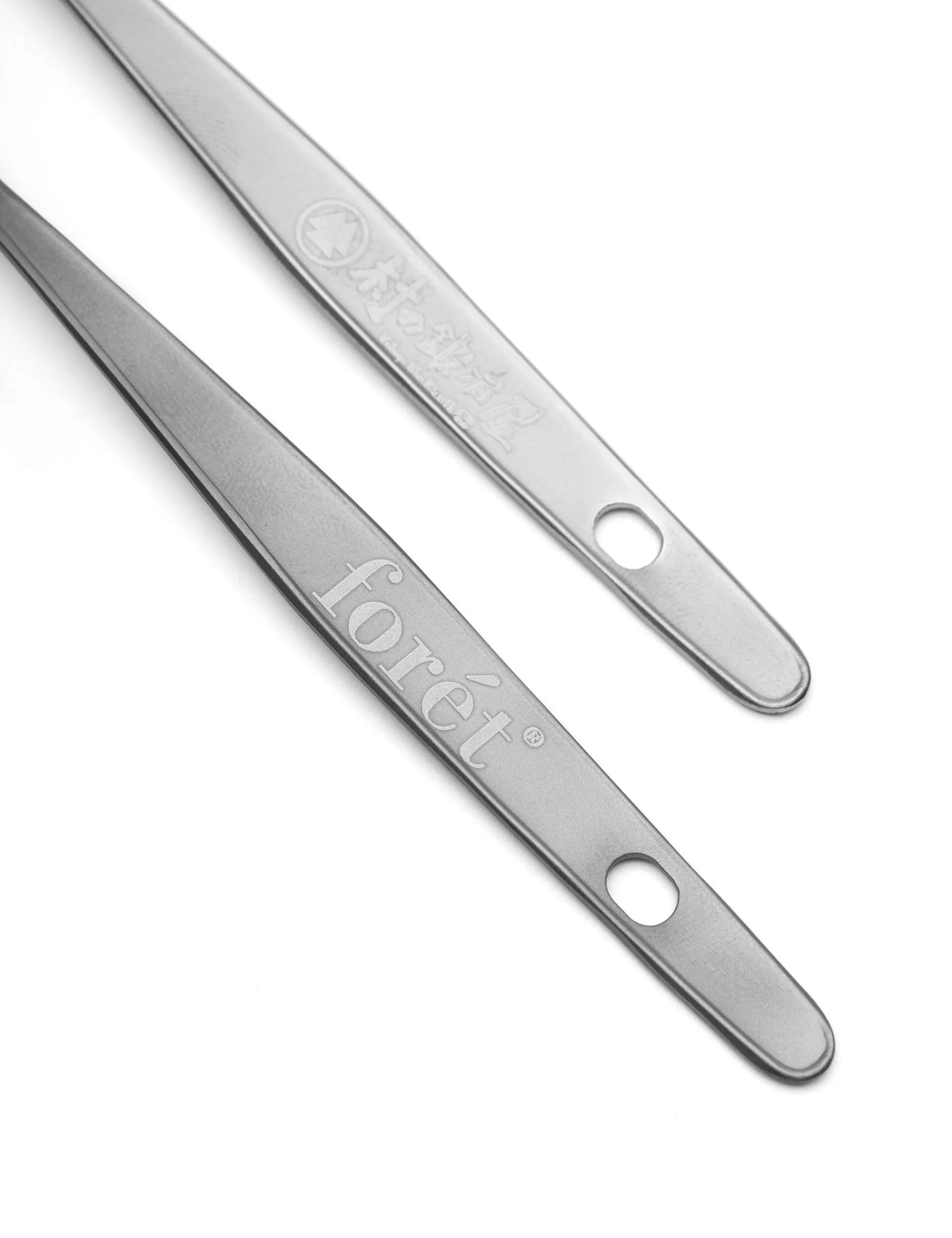 Men Forét Outdoor Goods-Muranokajiya X Foret-Fork & Spoon Set-Titanium
