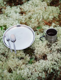 Men Forét Outdoor Goods-Muranokajiya X Foret-Serving Dish 23Cm-Stainless Steel