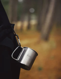 Men Forét Outdoor Goods-Muranokajiya X Foret-Single Wall Mug 300Ml-Titanium