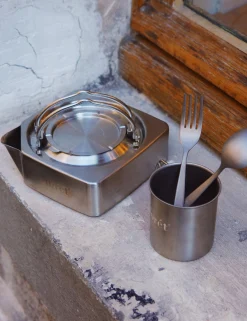 Forét Goods-Muranokajiya X Foret-Square Kettle-Stainless Steel