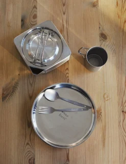 Men Forét Outdoor Goods-Muranokajiya X Foret-Square Kettle-Stainless Steel