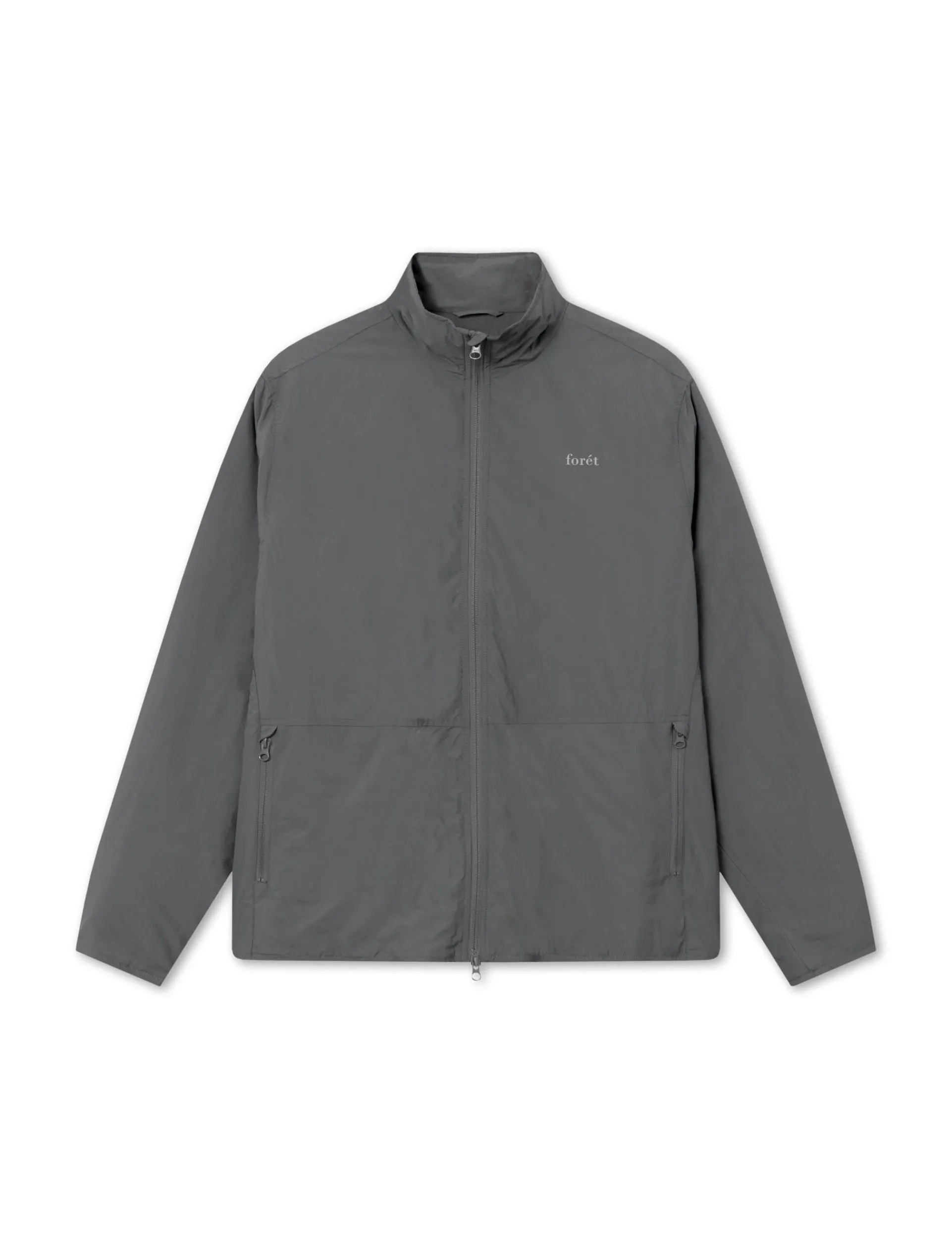Men Forét Jackets-Myst Liner Jacket-Grey