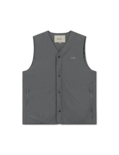 Men Forét Jackets-Myst Liner Vest-Grey