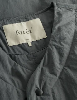 Men Forét Jackets-Myst Liner Vest-Grey