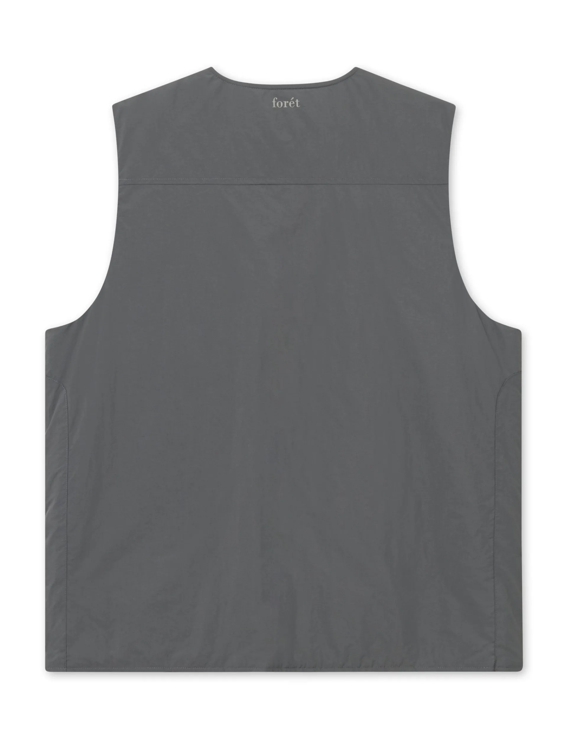 Men Forét Jackets-Myst Liner Vest-Grey