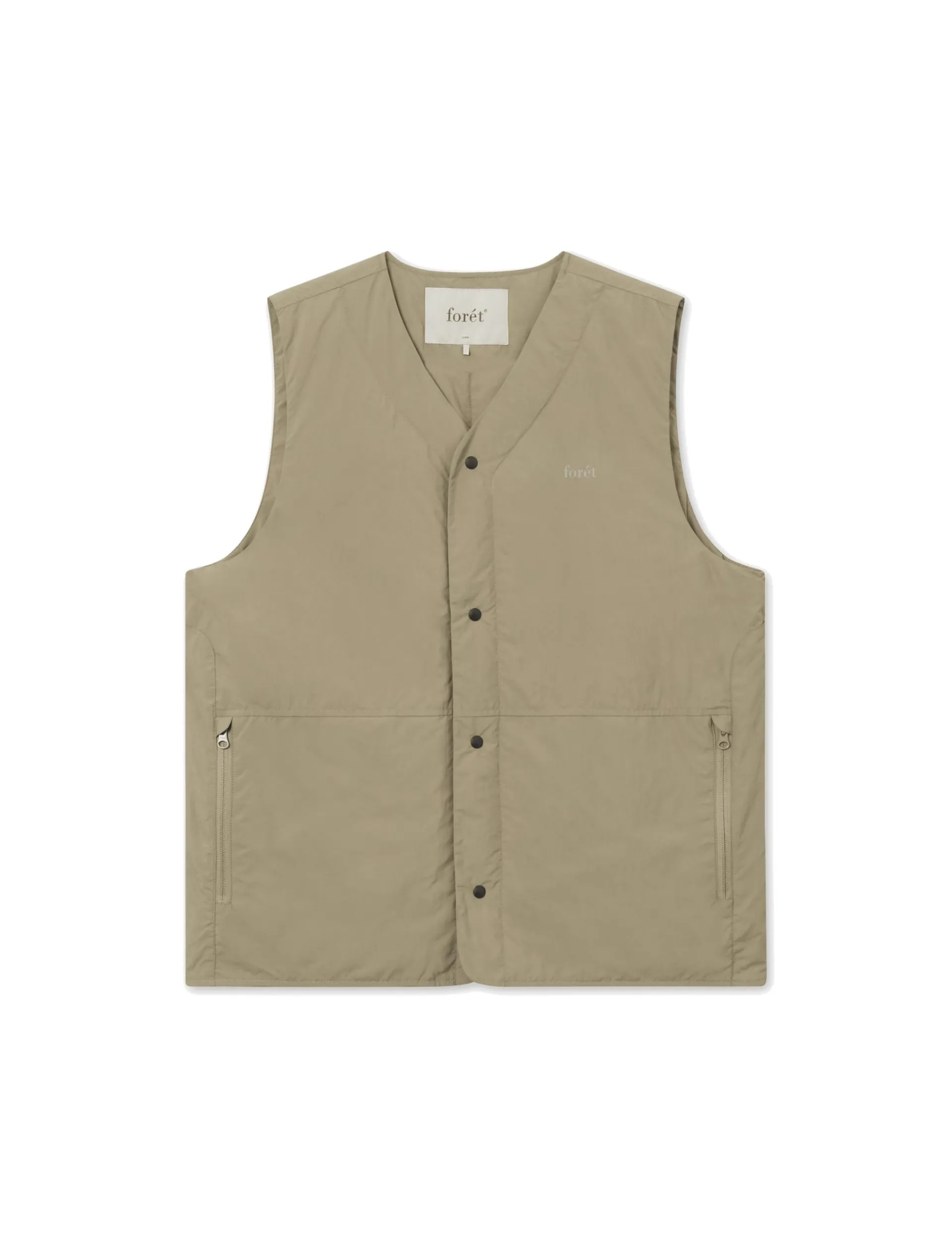 Men Forét Vests-Myst Liner Vest-Olive
