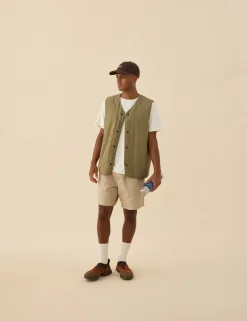 Men Forét Vests-Myst Liner Vest-Olive