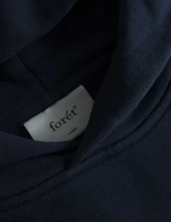 Men Forét Sweatshirts-Noon Hoodie-Navy