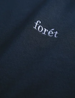 Men Forét Sweatshirts-Noon Hoodie-Navy
