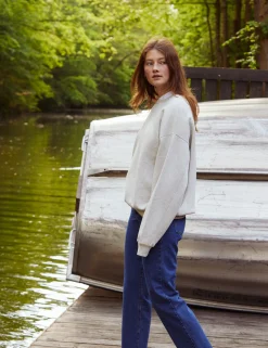 Men Forét Sweatshirts-Noon Sweatshirt-Snow Melange