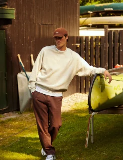 Men Forét Sweatshirts-Noon Sweatshirt-Snow Melange