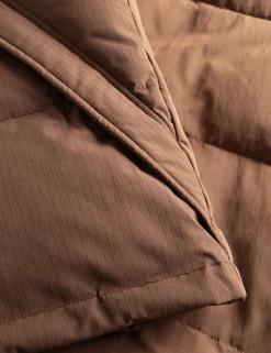 Men Forét Jackets-Oat Puffer Jacket-Brown