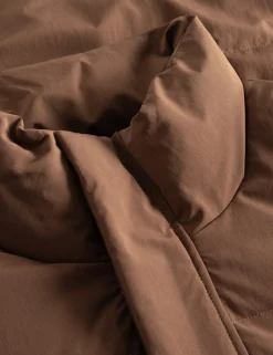 Men Forét Jackets-Oat Puffer Jacket-Brown