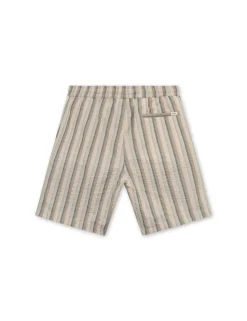 Men Forét Shorts-Otter Seerssucker Shorts-Grey Stripe