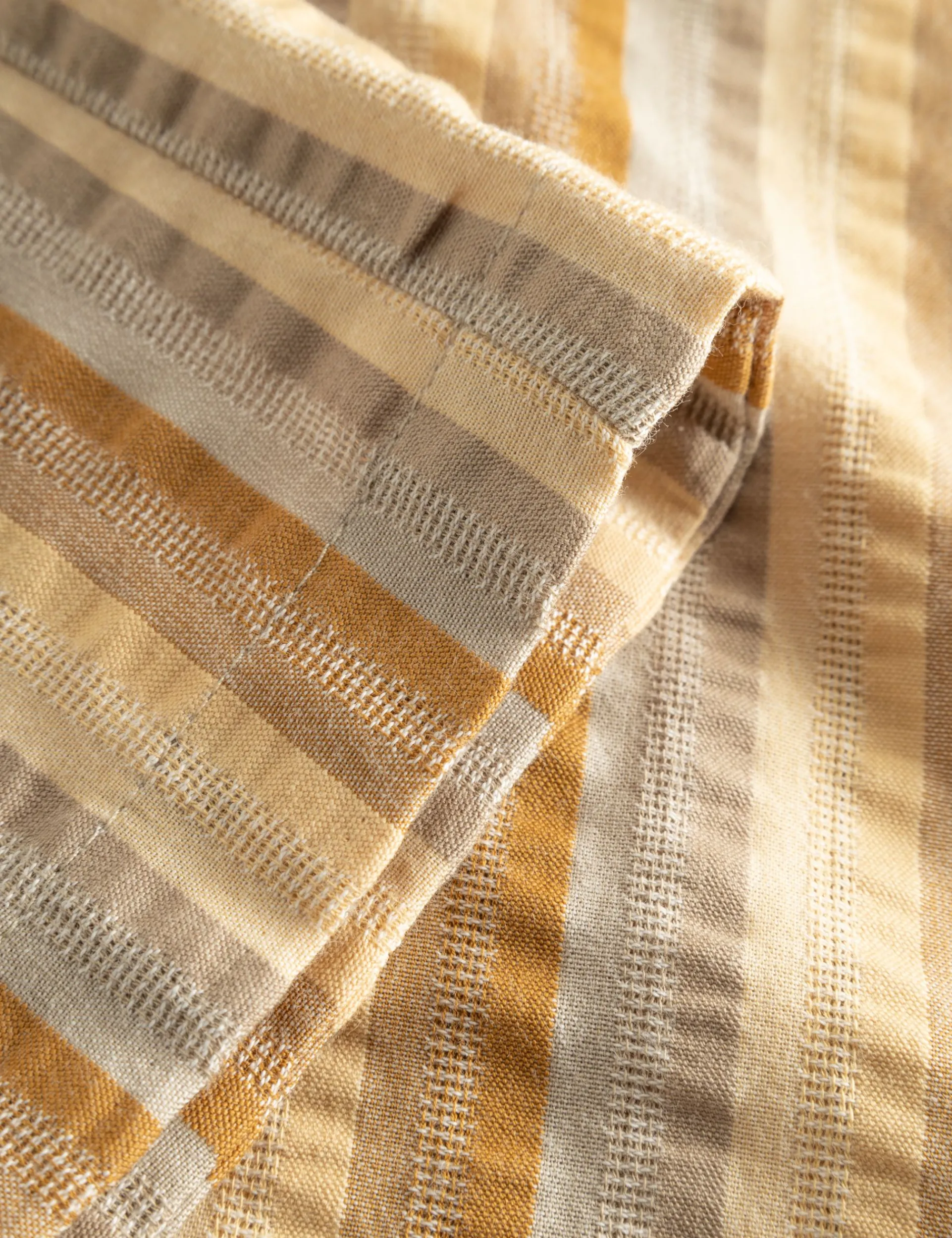 Men Forét Shirts-Otter Seerssucker Ss Shirt-Rubber Stripe
