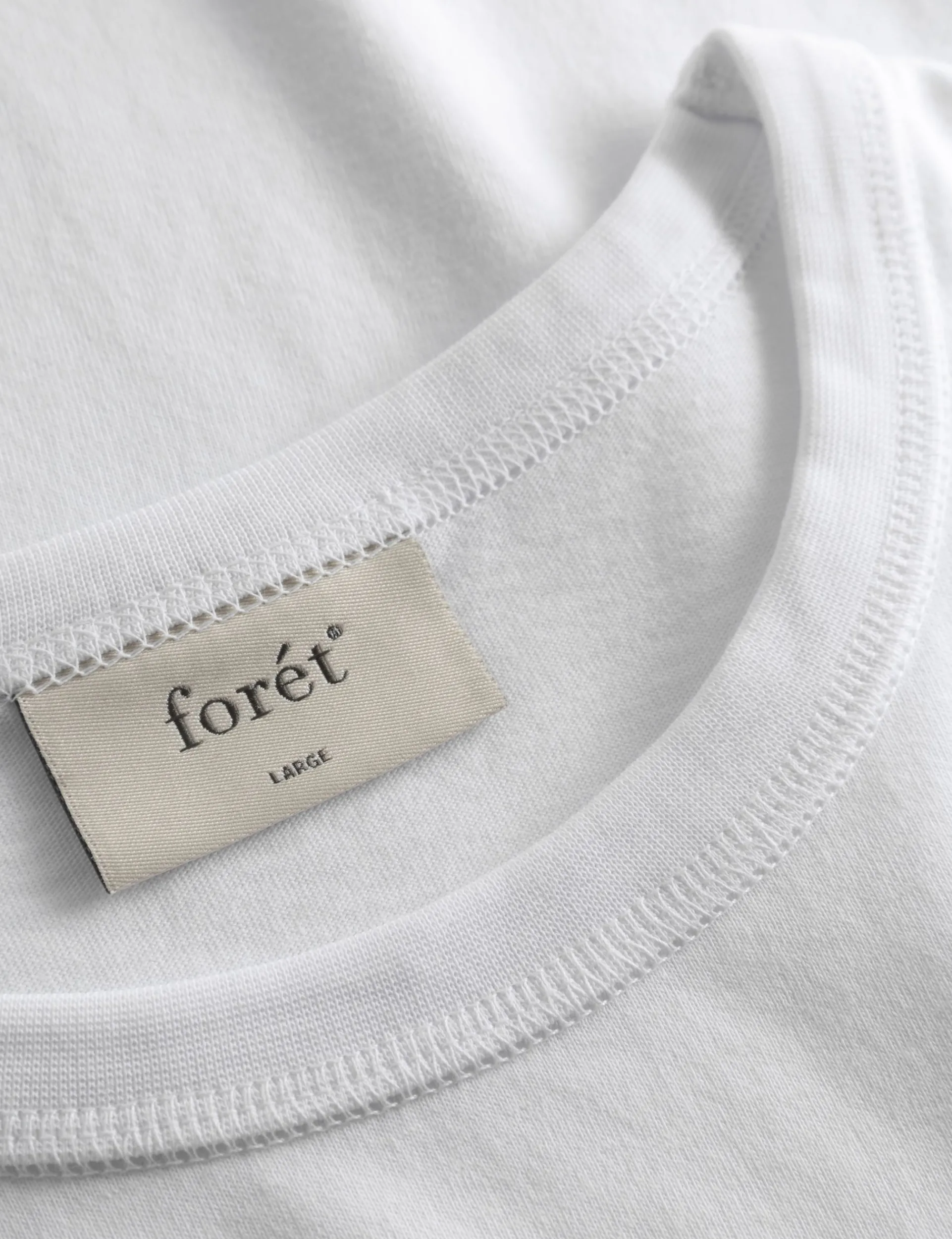 Men Forét T-Shirts-Paddle T-Shirt-White