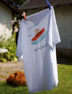 Men Forét T-Shirts-Paddle T-Shirt-White