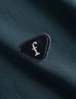 Men Forét T-Shirts-Patch T-Shirt-Navy