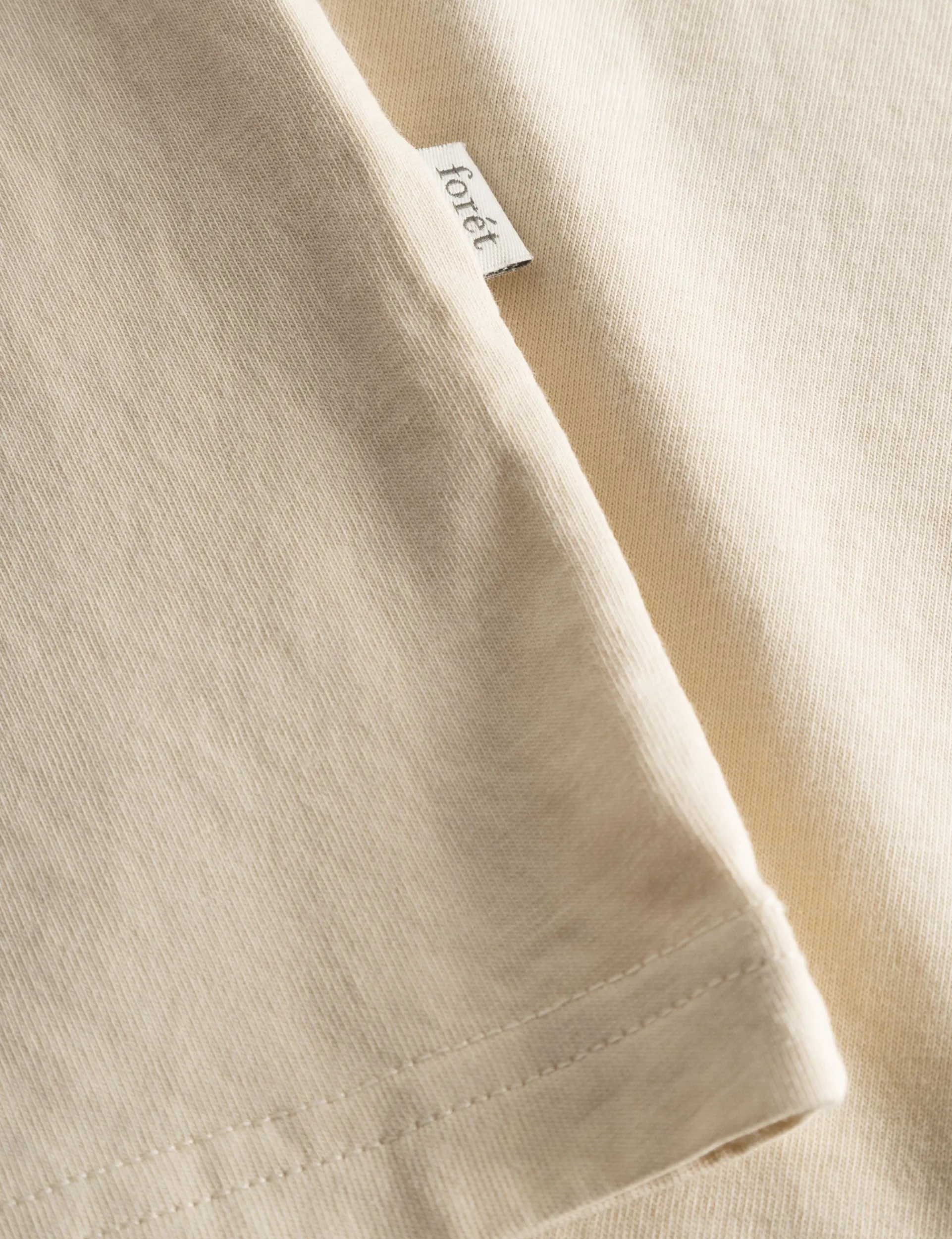 Men Forét T-Shirts-Patch T-Shirt-Oat