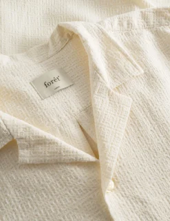 Men Forét Shirts-Peer Ss Shirt-Cloud