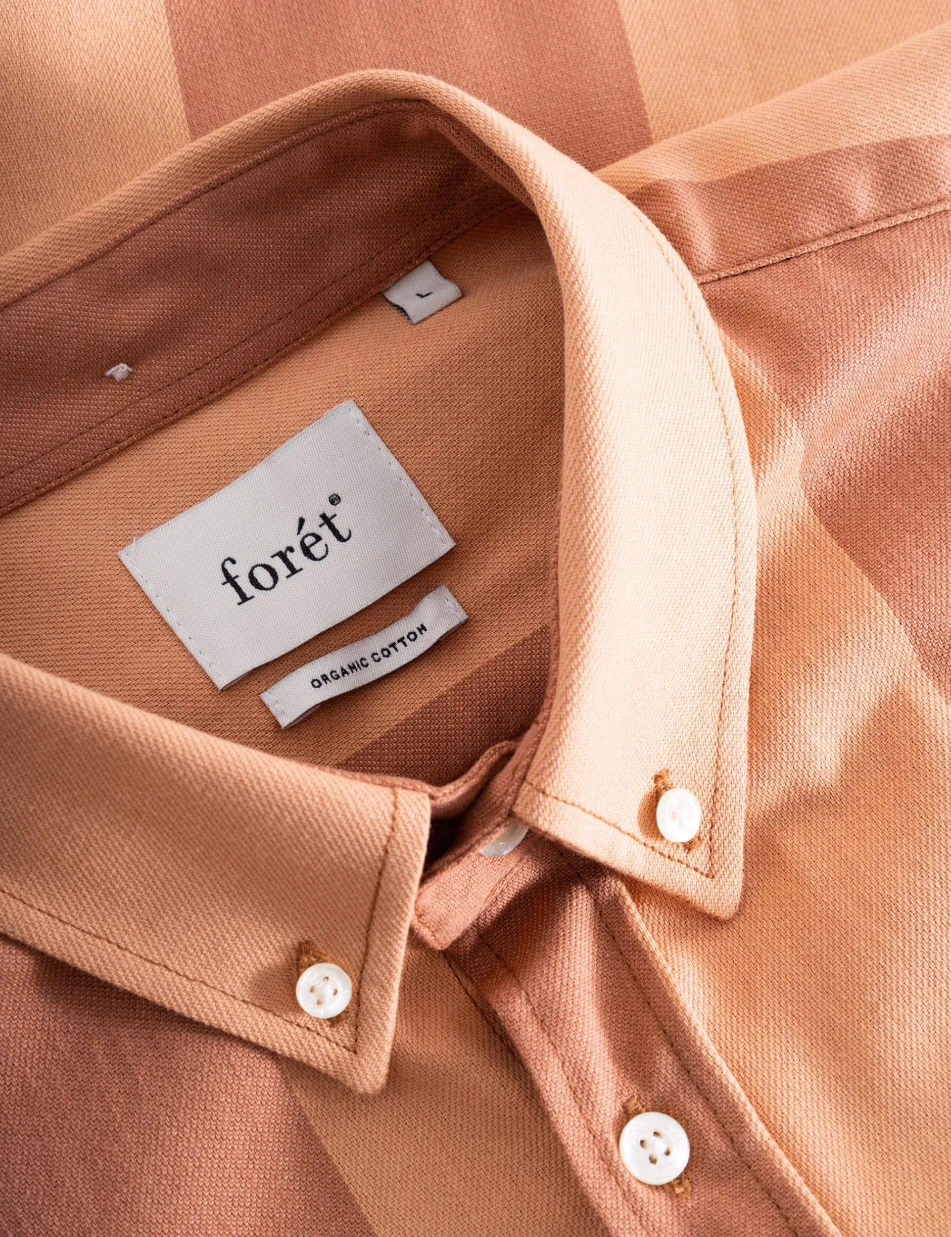 Men Forét Shirts-Petal Shirt-Sandstone/Brick