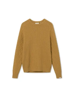 Men Forét Knitwear-Pine Knit-Curry