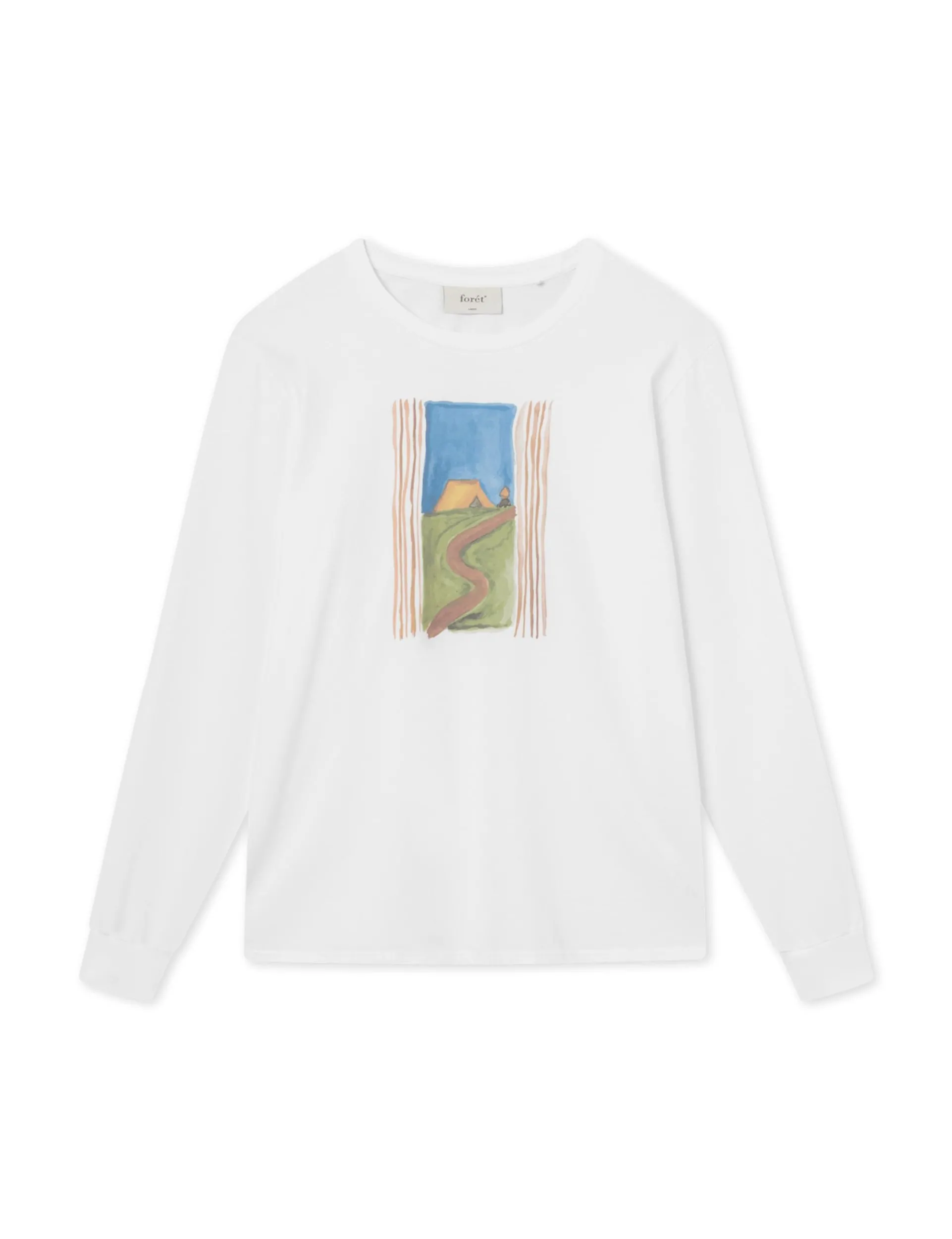 Men Forét Sweatshirts-Remote Longsleeve-White