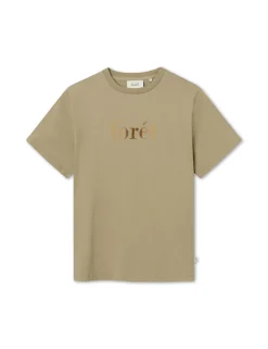 Men Forét T-Shirts-Resin Multi T-Shirt-White/Beige