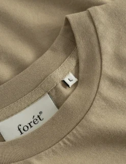 Men Forét T-Shirts-Resin Multi T-Shirt-White/Beige