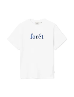 Men Forét T-Shirts-Resin Multi T-Shirt-White/Blue