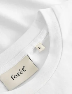 Men Forét T-Shirts-Resin Multi T-Shirt-White/Blue