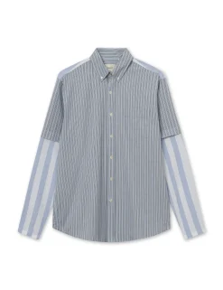 Men Forét Shirts-Rest Shirt-Light Blue/Cloud