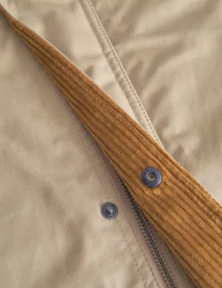 Men Forét Jackets-Row Oilskin Jacket-Khaki