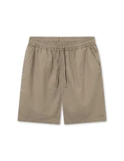 Men Forét Shorts-Serene Linen Shorts-Taupe