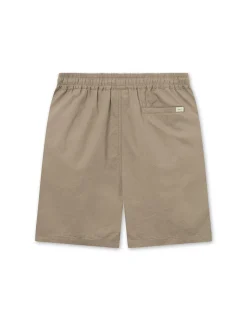 Men Forét Shorts-Serene Linen Shorts-Taupe
